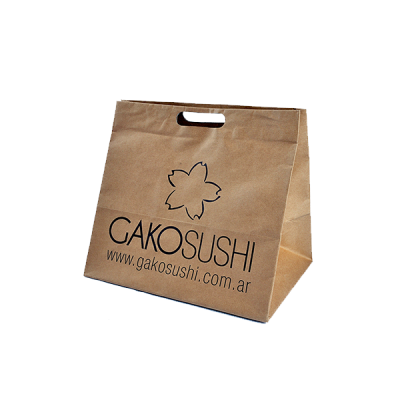 Bolsa de Papel GD - Manija troquelada - Gako sushi